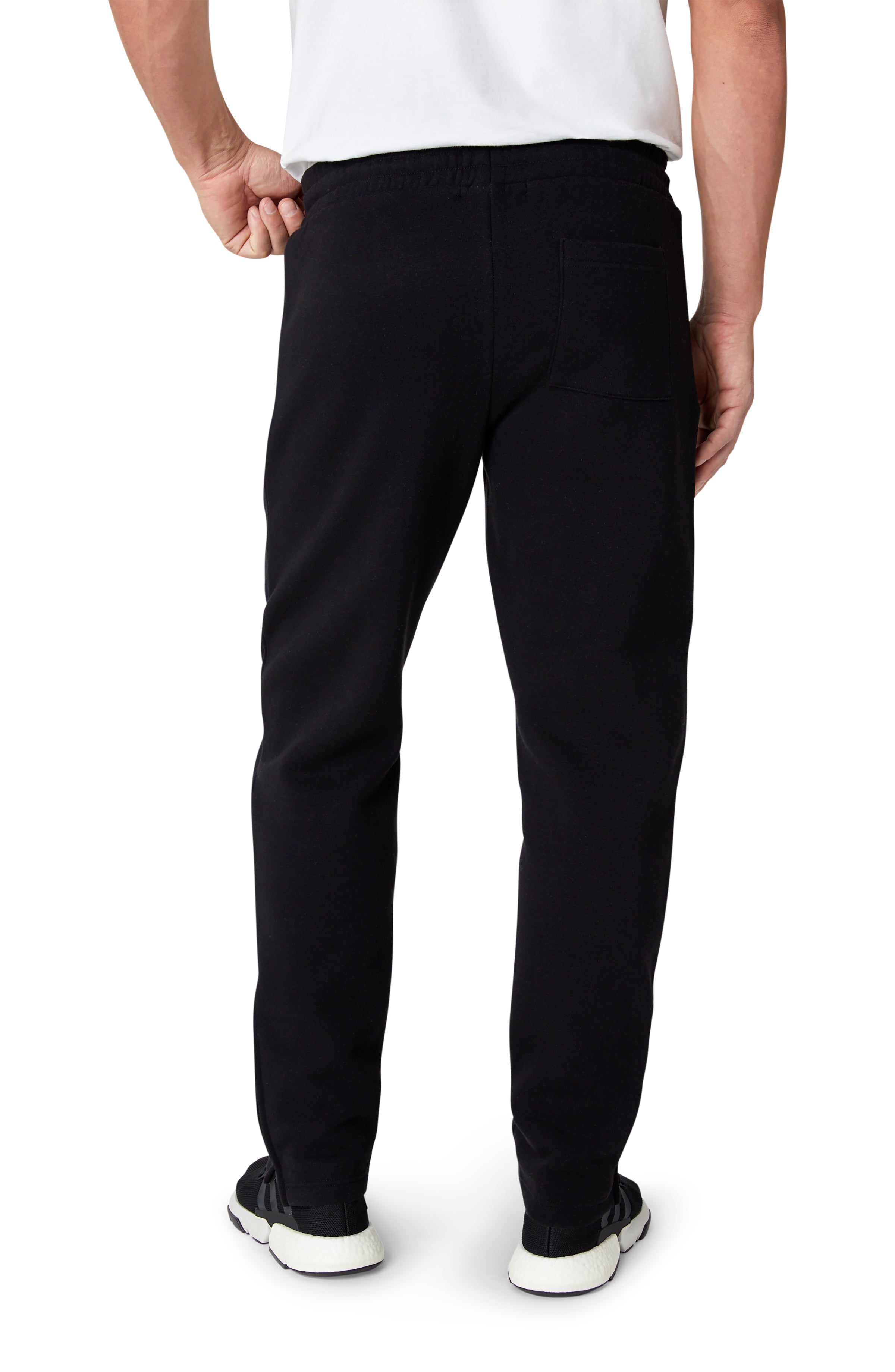  Tahari Fleece Angled Zip Jogger - Charcoal Heather - Bonton