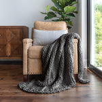Chunky Hand Knit Throw Blanket