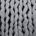 Chunky Hand Knit Throw Blanket