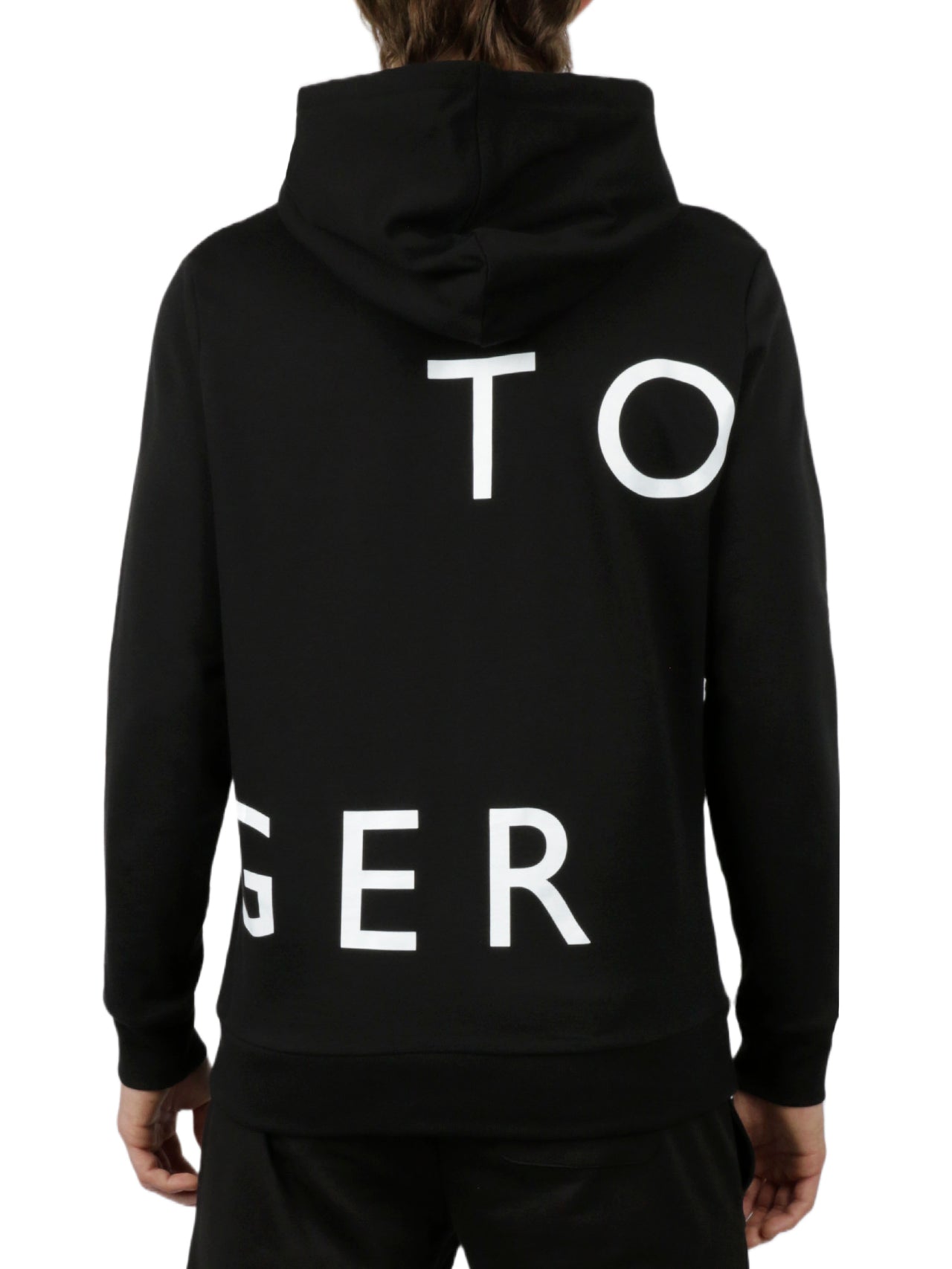  Long Sleeves French Terry Hoodie - Black - Bonton