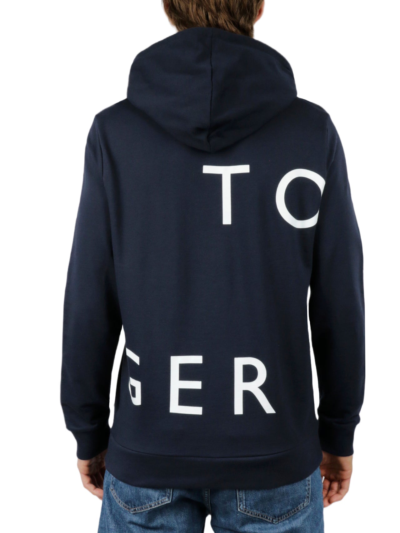  Long Sleeves French Terry Hoodie - Black - Bonton