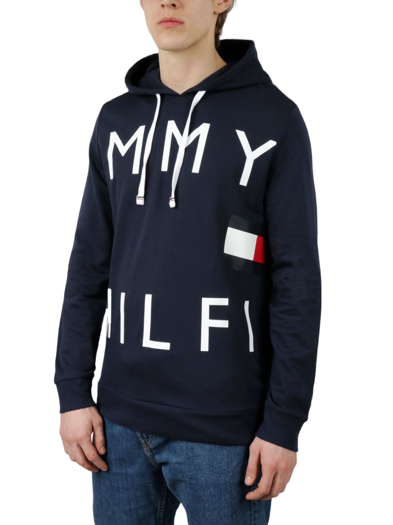  Long Sleeves French Terry Hoodie - Black - Bonton