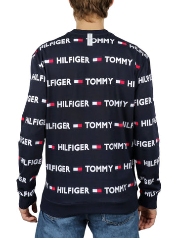 Printed Long Sleeves Crewneck