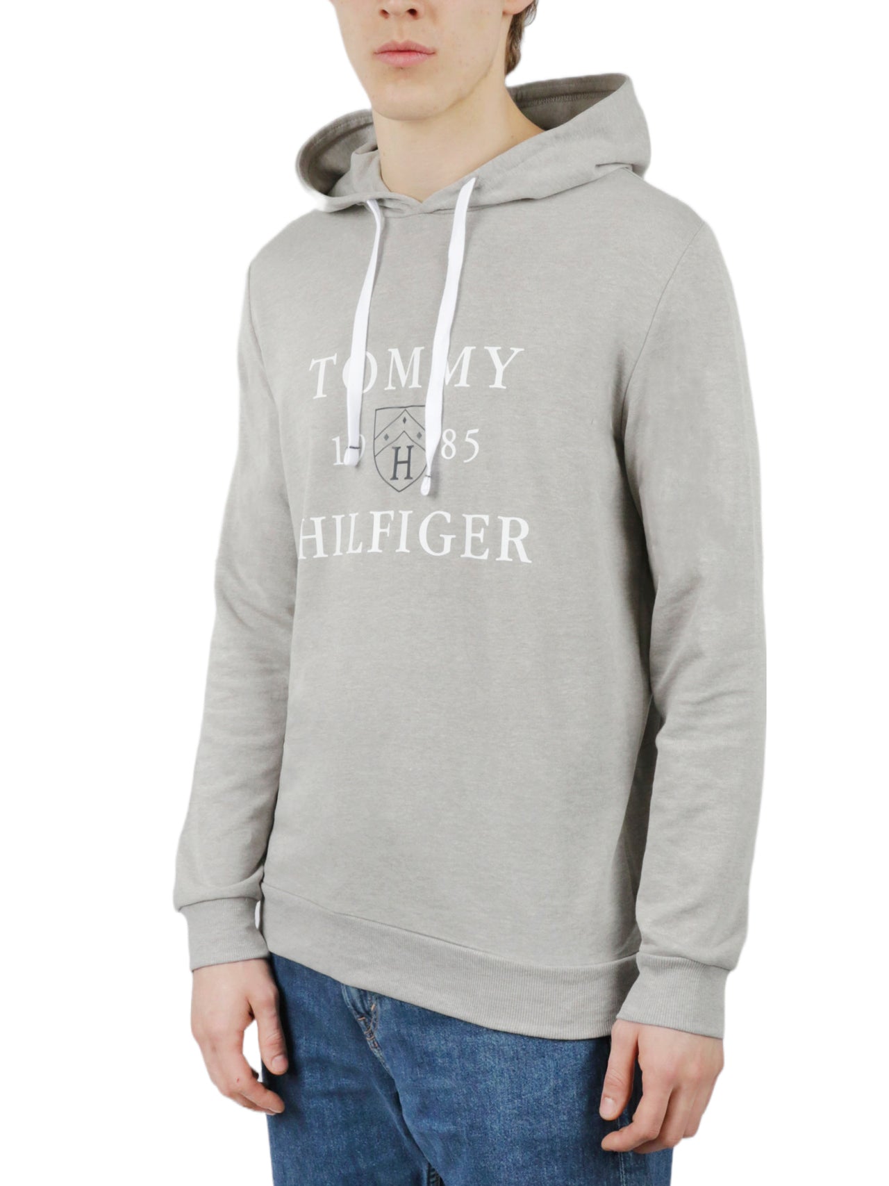  Long Sleeves Hoodie - Grey Heather - Bonton