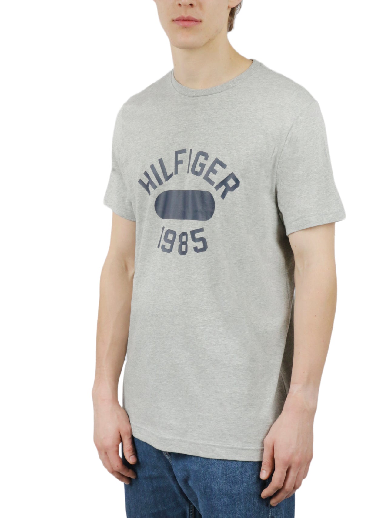  Tommy Hilfiger Short Sleeves Graphic Crew Neck - Mahogany - Bonton