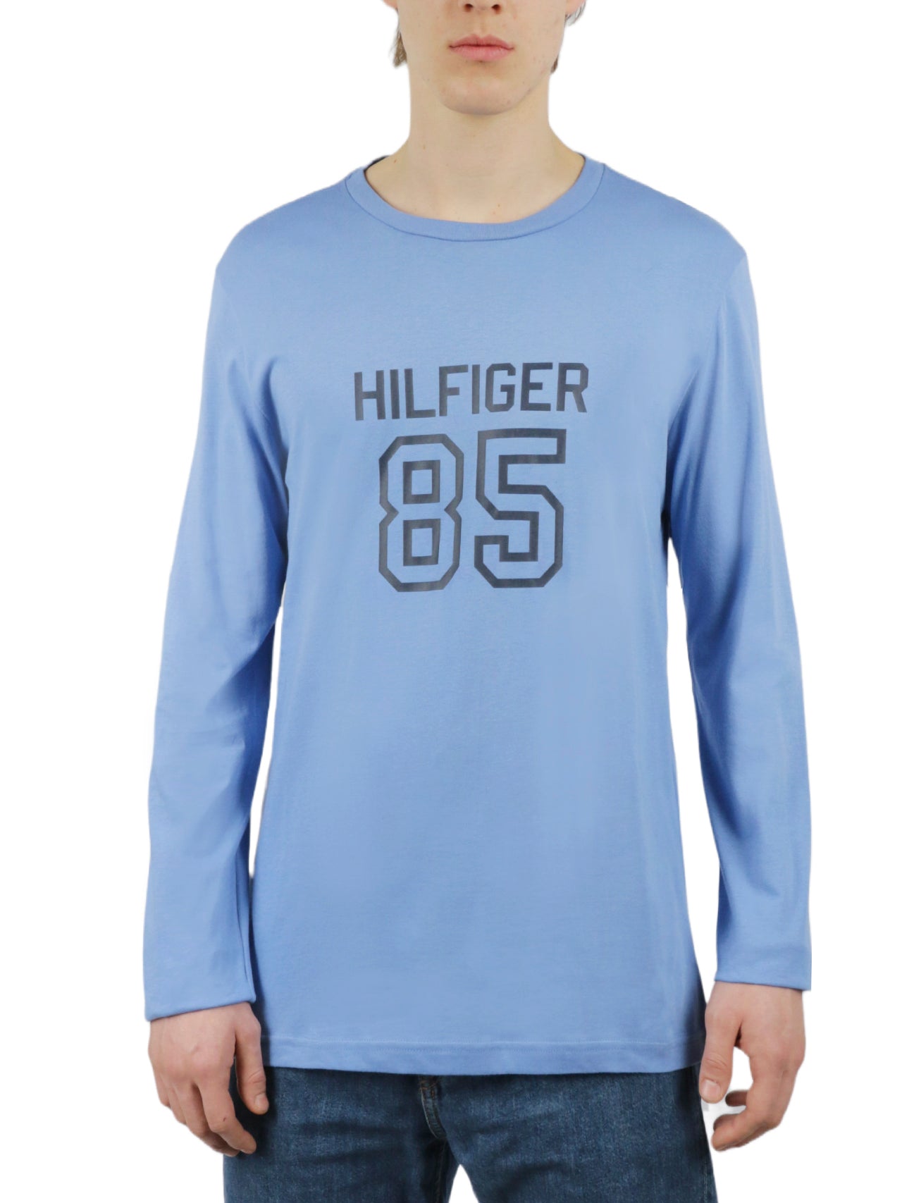  Tommy Hilfiger Long Sleeves Graphic Crew Neck - Carbon Grey - Bonton