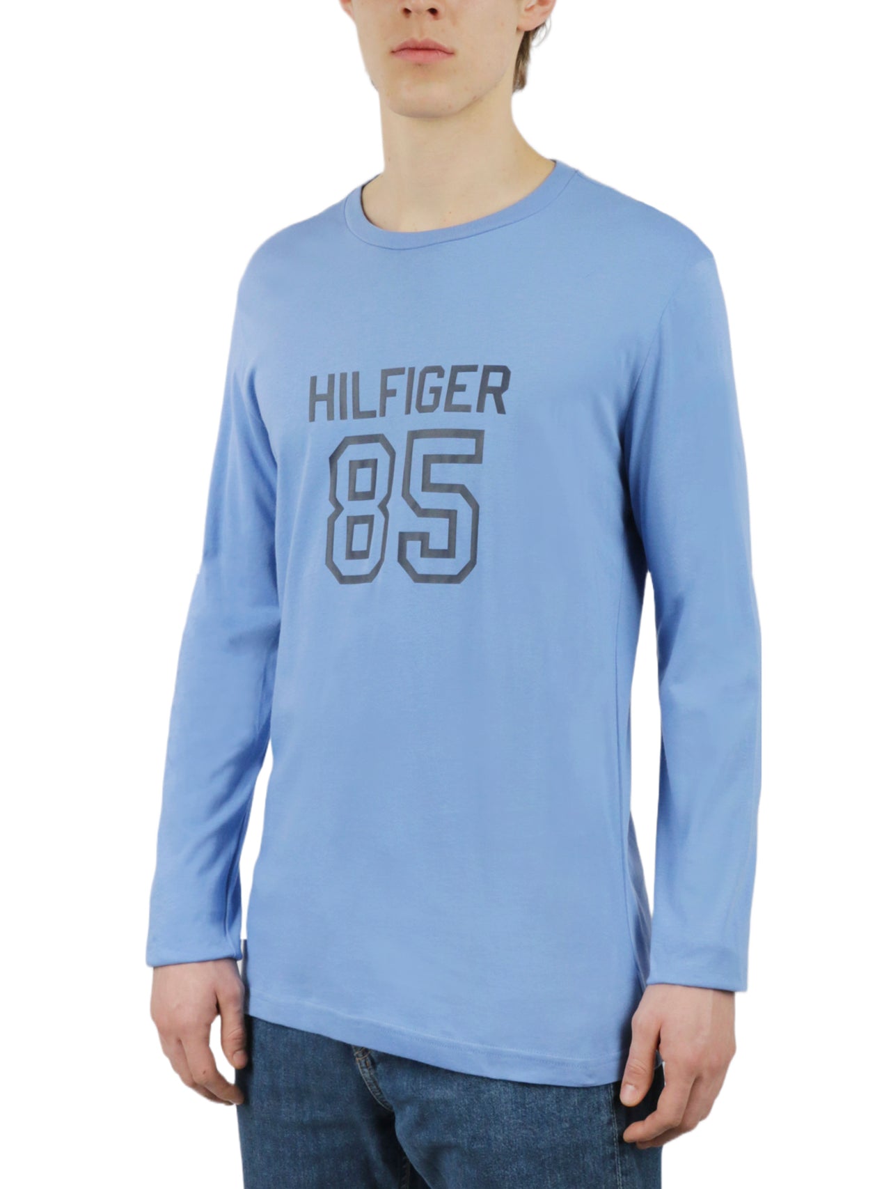  Tommy Hilfiger Long Sleeves Graphic Crew Neck - Carbon Grey - Bonton