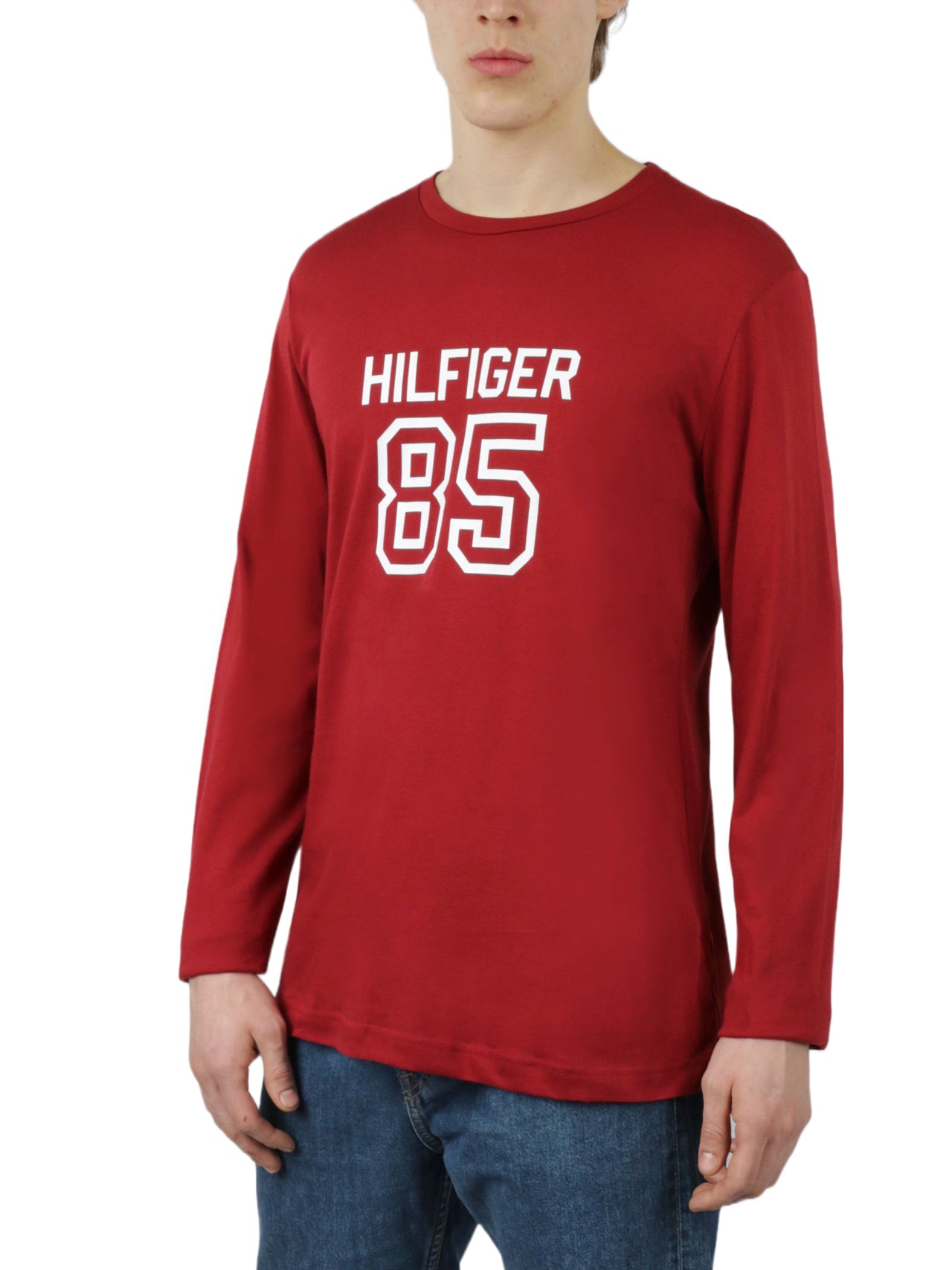  Tommy Hilfiger Long Sleeves Graphic Crew Neck - Carbon Grey - Bonton