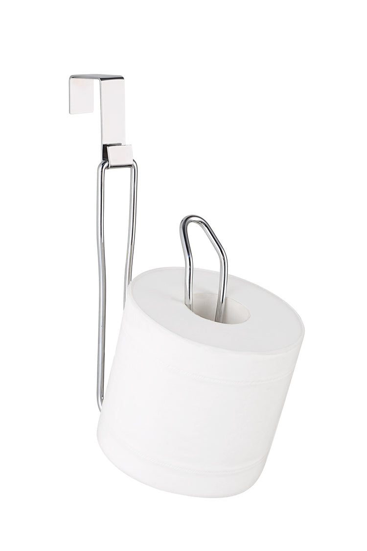 Over The Tank Toilet Tissue Paper Roll Holder Dispenser
