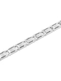 1/20Ctw Stainless Steel Link Bracelet