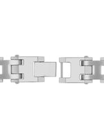 1/6Ctw Stainless Steel Link Bracelet