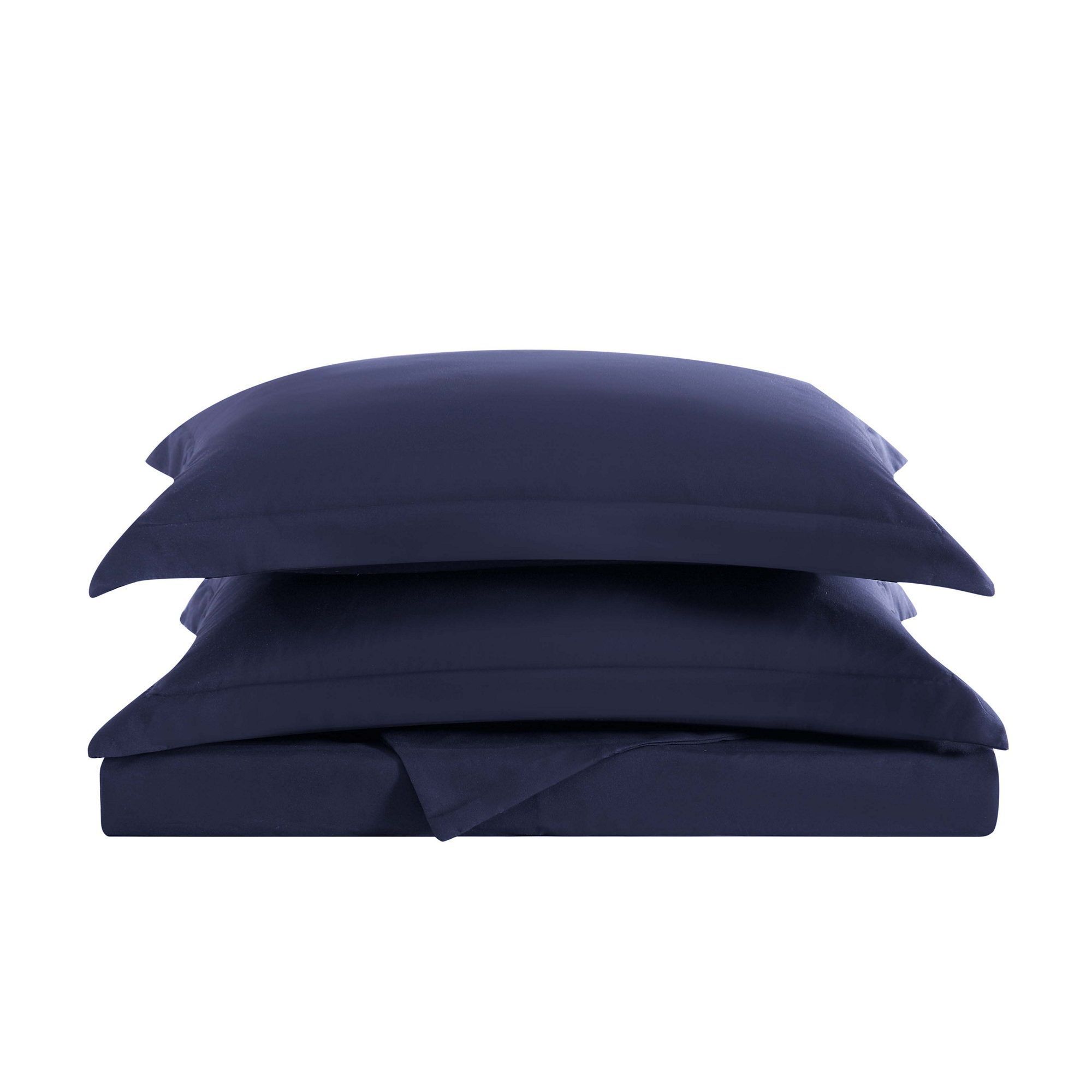  Truly Soft Everyday Duvet Set Navy - Navy - Bonton