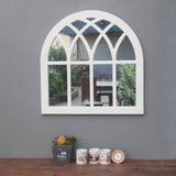Farmhouse Arched Window Mirror, Cathedral Mirror
