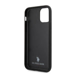 iPhone 11 Pro - PU Leather Black Polo Type With Embossed Logo - U.S. Polo Assn.