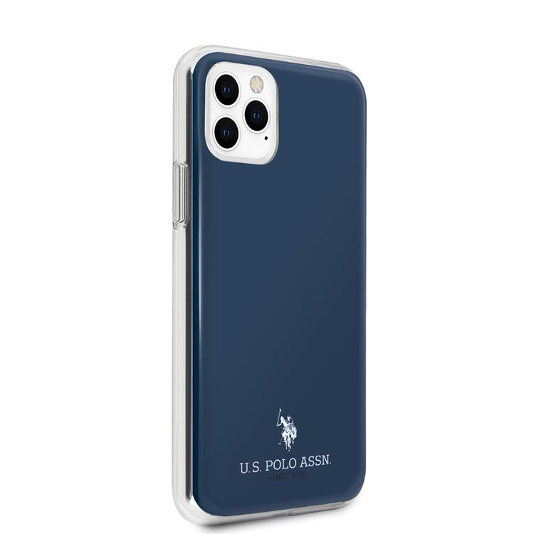 iPhone 11 Pro - Hard Case Blue Small Horse Logo - U.S. Polo Assn.