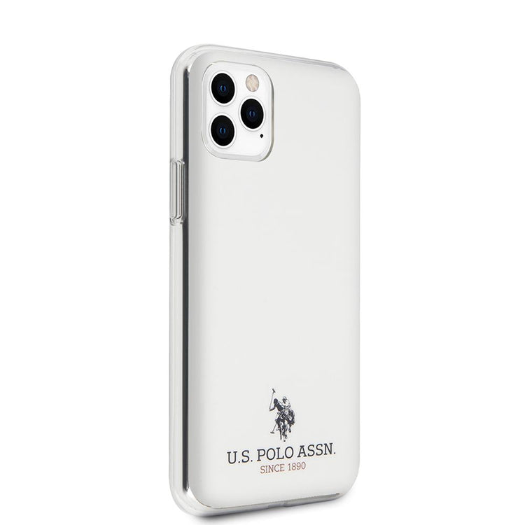 iPhone 11 Pro - Hard Case White Small Horse Logo - U.S. Polo Assn.
