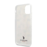 iPhone 11 - Hard Case White Horse & Flower Design - U.S. Polo Assn.