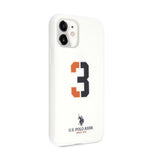 iPhone 11 - Hard Case White Number 3 Bicolor With Logo Print - U.S. Polo Assn.