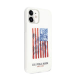 iPhone 11 - Hard Case White American Flag Design - U.S. Polo Assn.