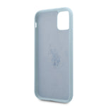 iPhone 11 - Silicone Light Blue Big Horse Logo Print And Microfiber Interior - U.S. Polo Assn.