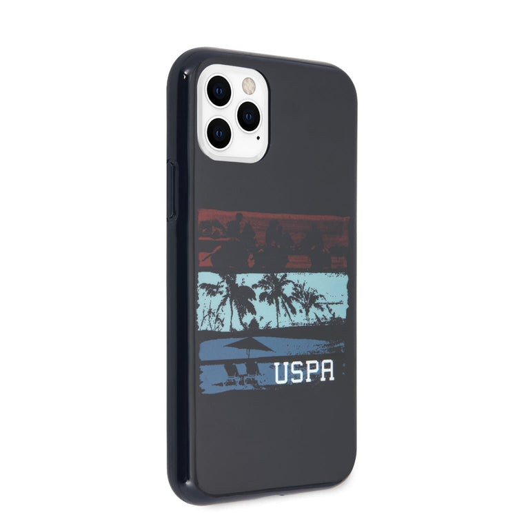 iPhone 11 Pro Max - Hard Case Blue Summer Design - U.S. Polo Assn.