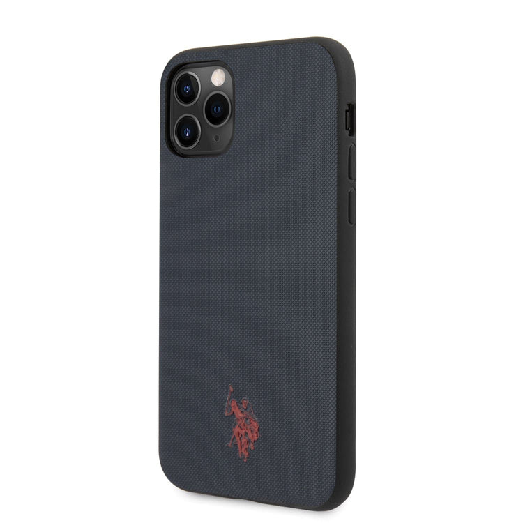 iPhone 11 Pro Max - PU Leather Navy Embossed Logo - U.S. Polo Assn.