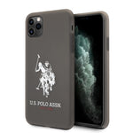 iPhone 11 Pro Max - Silicone Black Transparent Big Horse - U.S. Polo Assn.