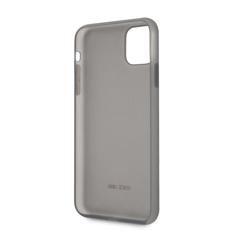 iPhone 11 Pro Max - Silicone Black Transparent Big Horse - U.S. Polo Assn.