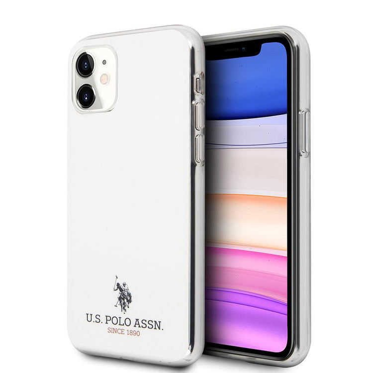 iPhone 11 Pro Max - Hard Case White Small Horse Logo - U.S. Polo Assn.