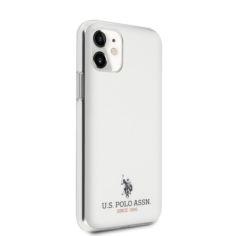 iPhone 11 Pro Max - Hard Case White Small Horse Logo - U.S. Polo Assn.