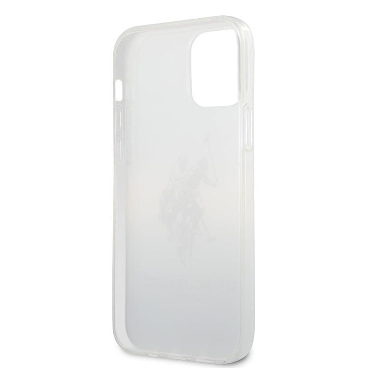iPhone 12 Pro Max - Hard Case Blue Double Horse Logo Gradient Design - U.S. Polo Assn.