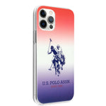 iPhone 12 / 12 Pro - Hard Case Brown Double Horse Logo Gradient Design - U.S. Polo Assn.