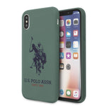 iPhone XS/X - Silicone Green Big Horse Logo Print And Microfiber Interior - U.S. Polo Assn.2
