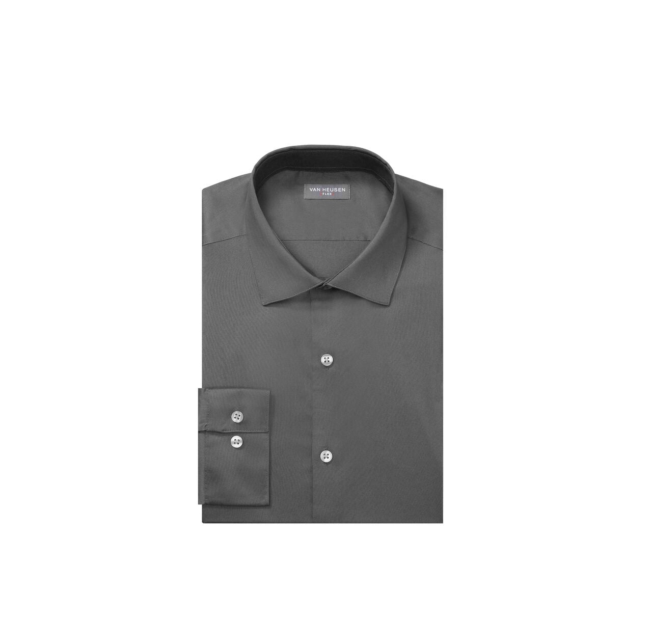 Van Heusen Van Heusen Regular Fit Ultra Wrinkle Free Stretch FLEX Solid - Black Bonton Van Heusen Van Heusen Regular Fit Ultra Wrinkle Free Stretch FLEX Solid - Black Bonton