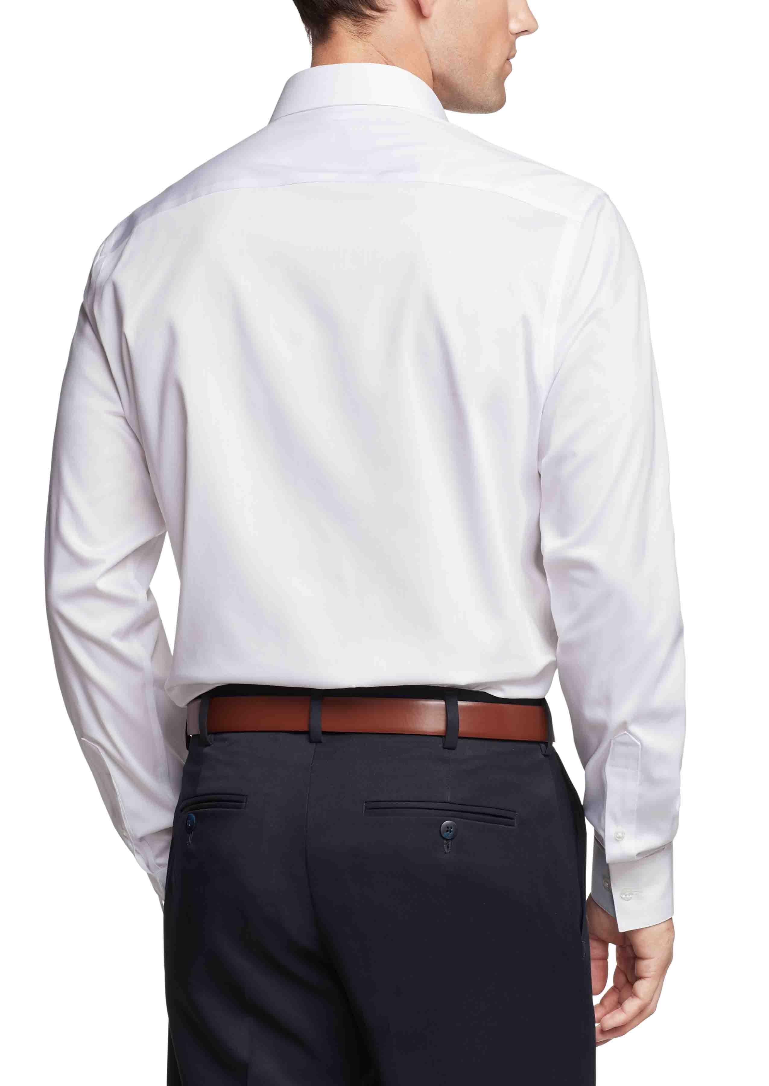  Van Heusen Van Heusen Regular Fit Ultra Wrinkle Free Stretch FLEX Solid - Grey Mist - Bonton