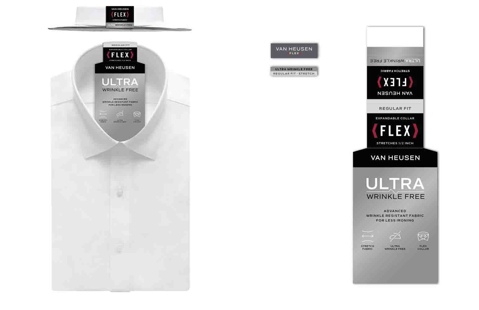 Van Heusen Van Heusen Regular Fit Ultra Wrinkle Free Stretch FLEX Solid - Smokey Blue Bonton Van Heusen Van Heusen Regular Fit Ultra Wrinkle Free Stretch FLEX Solid - Smokey Blue Bonton