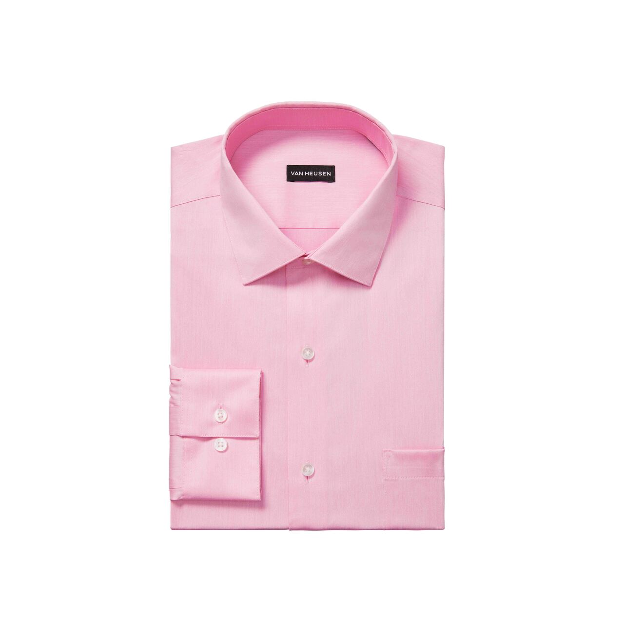  Van Heusen Regular Fit Ultra Wrinkle-Free Stretch FLEX Solid - Rose - Bonton