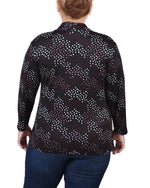 3/4 Sleeve Two-Fer Top 3