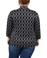 3/4 Sleeve Two-Fer Top 6