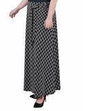 Maxi Skirt With Sash Waist Tie 3