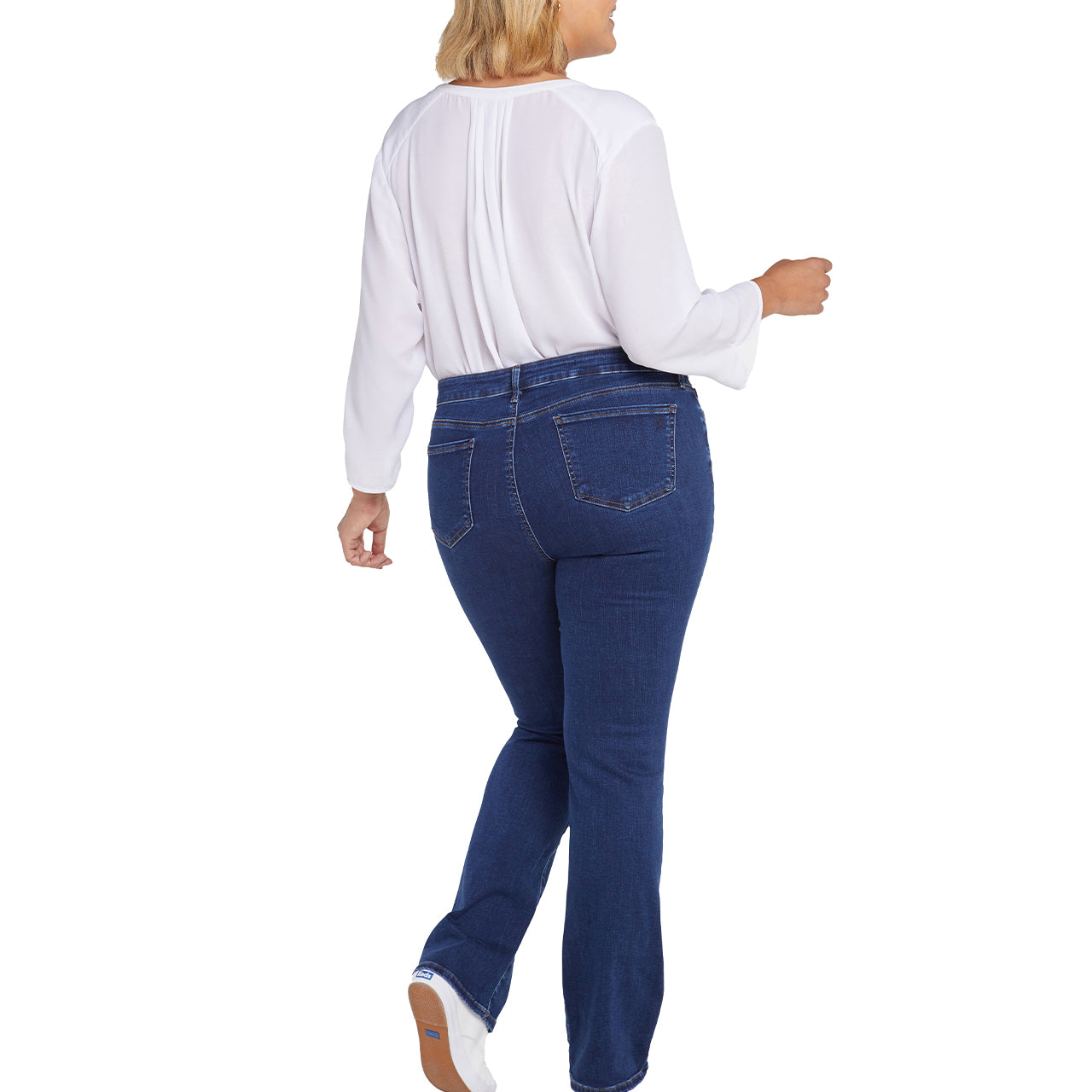  NYDJ Marilyn Straight Jean - Plus - Quinn Medium Wash - Bonton