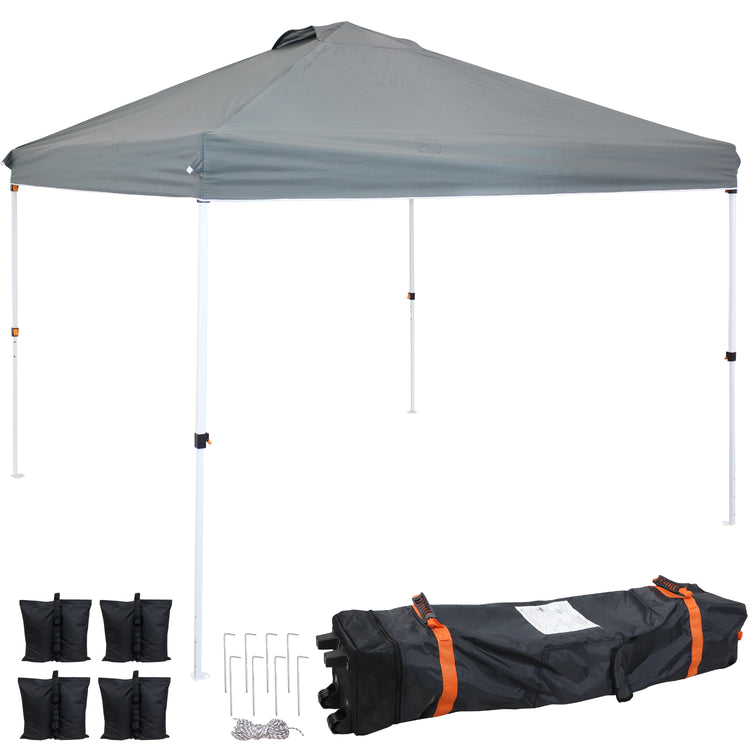 Premium Pop-Up Canopy with Rolling Carry Bag and Sandbags