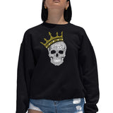 LA Pop Art Women's Word Art Crew Sweatshirt - Brooklyn Crown