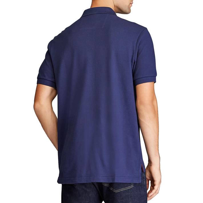  Chaps Chaps Men's Short Sleeve Everyday Solid Pique Polo - Light Grey Hth - Bonton