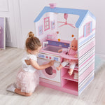 Olivia's Little World Kids Toy Baby Doll Changing Station Dollhouse with Storage