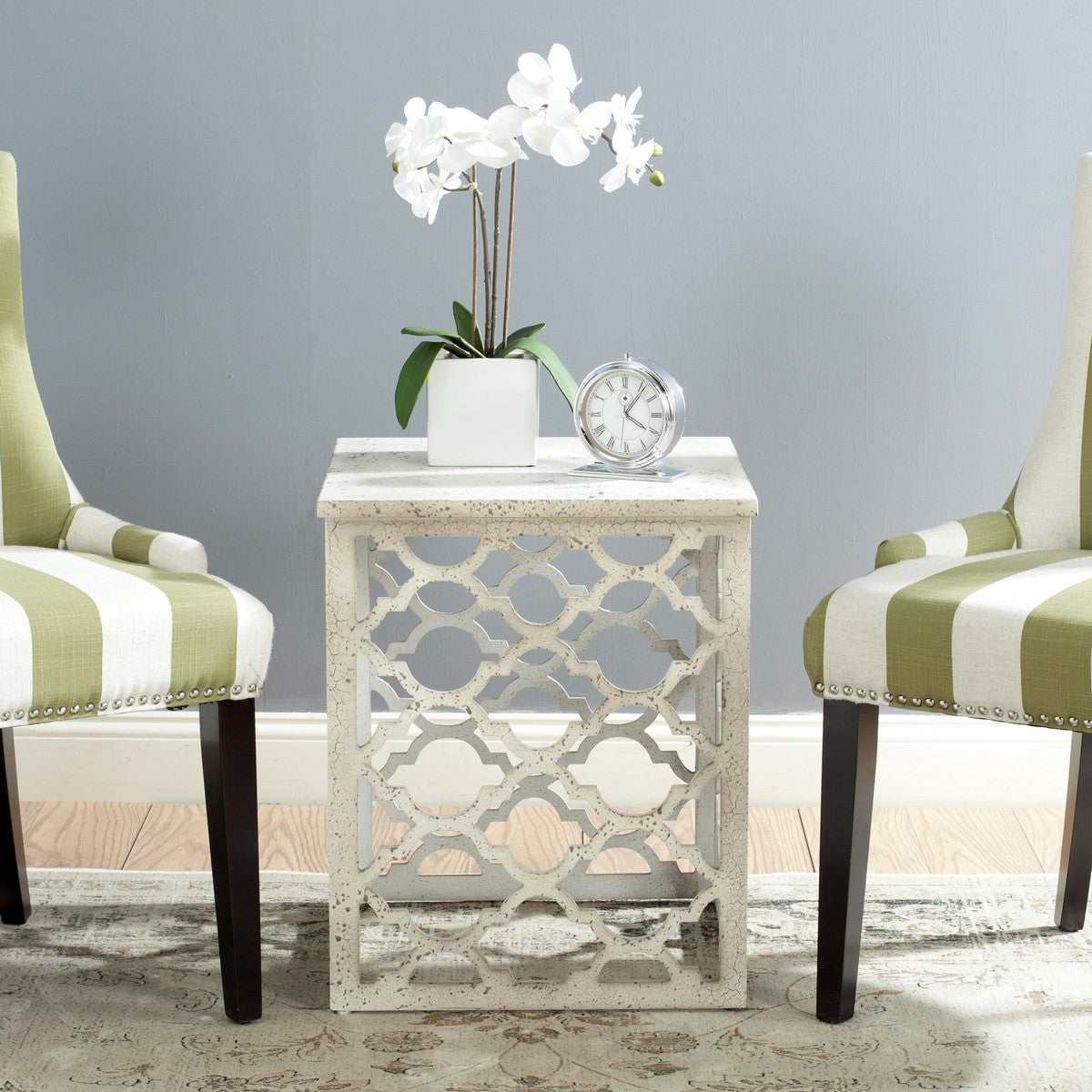  Safavieh Lonny End Table - Grey - Bonton