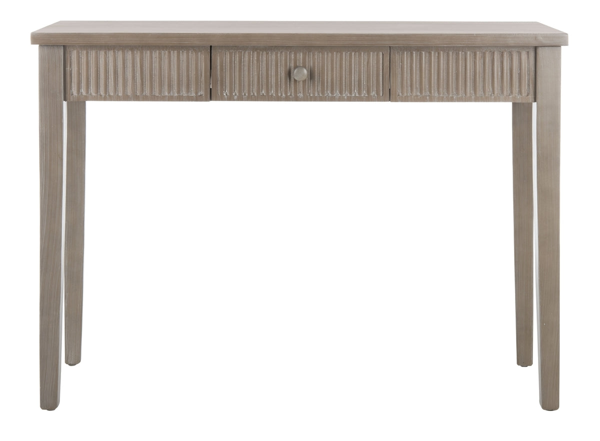  Safavieh Beale Console with Storage Drawer - Grey - Bonton