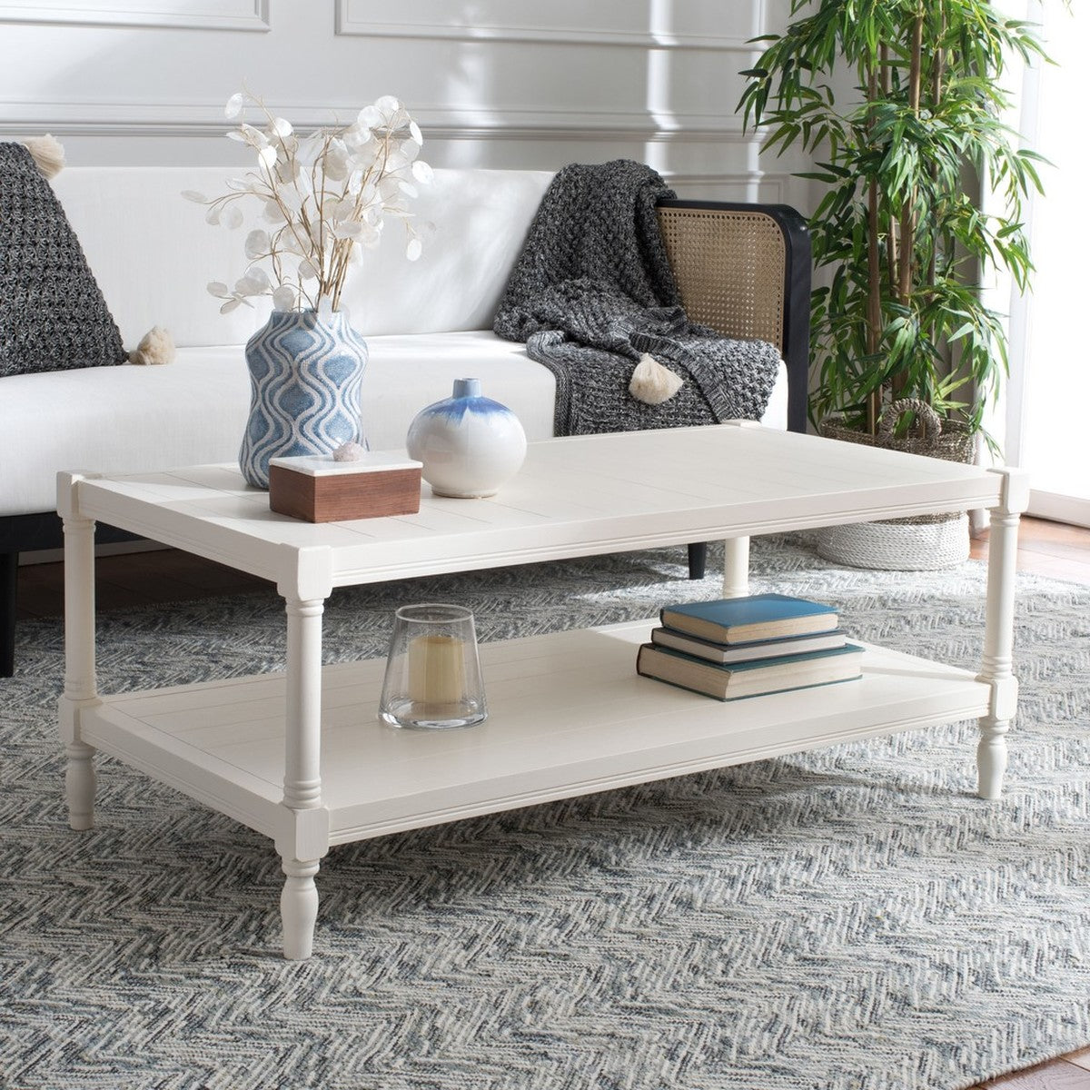  Safavieh Bela Coffee Table - White - Bonton