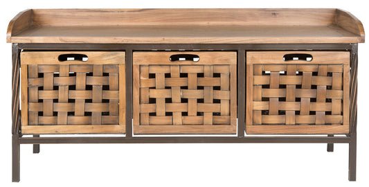 Isaac 3 Drawer Storage Bench