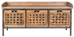 Isaac 3 Drawer Storage Bench